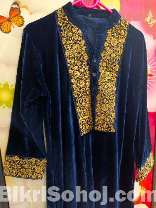 Velvet kurti